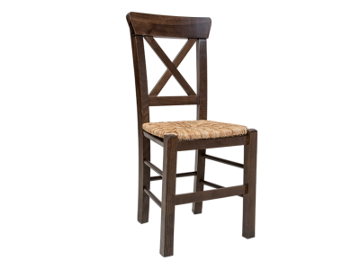 Epiploexoplistiki.gr, Στρουμπάκης Γεώργιος, Ξύλινη χειροποίητη καρέκλα, κατασκευασμένη  από ξύλο οξιάς στην βιοτεχνία μας. Διαθέτει αναπαυτικό κάθισμα  από ψάθα ή δερματίνη   που μπορείτε να επιλέξετε όπως και το χρώμα του ξύλου  για να έχετε ακριβώς το αποτέλεσμα που επιθυμείτε .